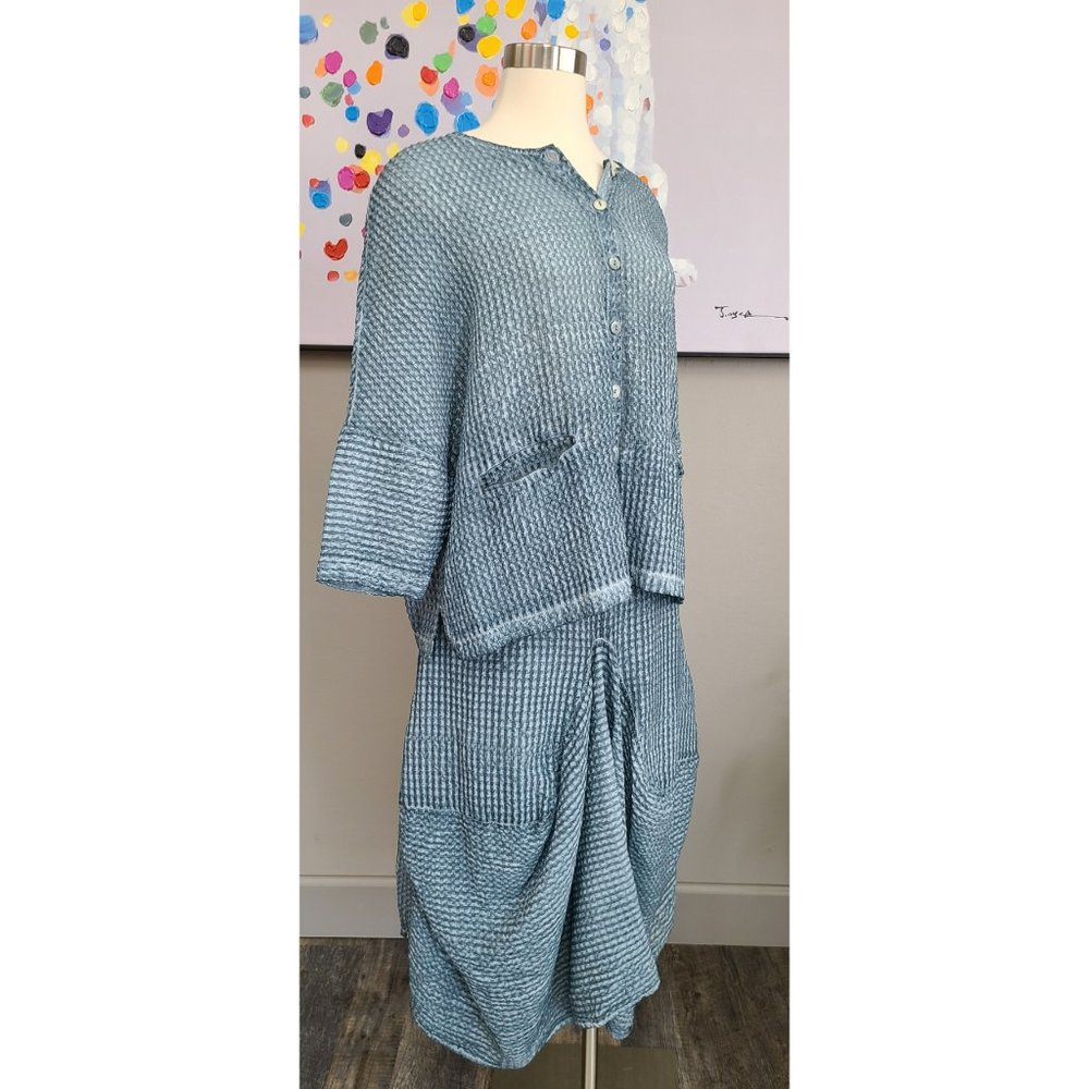 Grizas Blue Skirt Set - Picture 2 of 15
